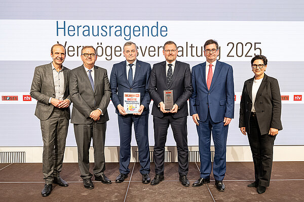 Sutor asset managers at the award ceremony