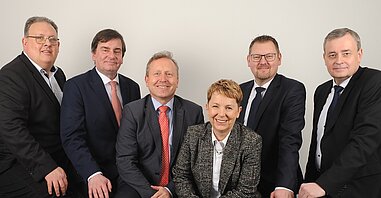 group photo of the private banking team